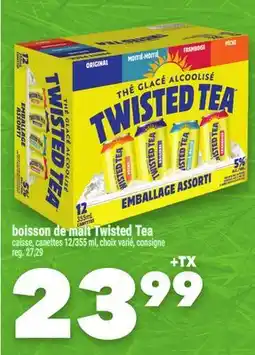 Marche Ami boisson de malt Twisted Tea offer