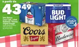 Marche Ami bière Molson Coors Light, Labatt Budweiser, Sleeman Original Draught offer