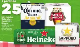 Marche Ami bière Heineken, Stella Artois, Corona Extra, Sapporo offer