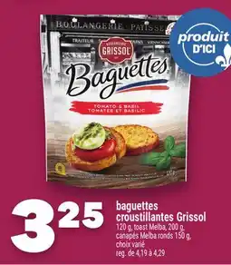 Marche Ami baguettes croustillantes Grissol offer