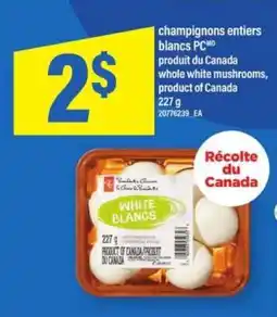 Maxi champignons entiers blancs PC offer