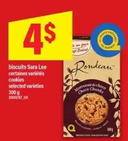 Maxi biscuits Sara Lee offer