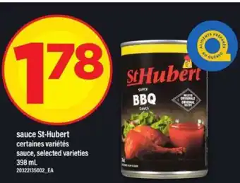 Maxi sauce St-Hubert offer