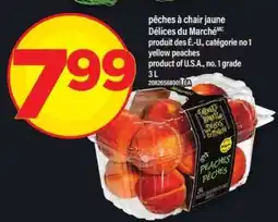 Maxi Pêches à chair jaune Délices du Marché offer