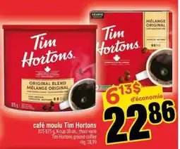 Super C CAFÉ MOULU TIM HORTONS offer