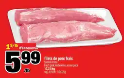 Super C FILETS DE PORC FRAIS offer