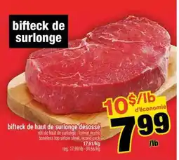 Super C bifteck de surlonge offer