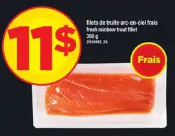 Maxi filets de truite arc-en-ciel frais offer