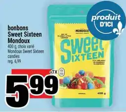 Super C BONBONS SWEET SIXTEEN MONDOUX offer