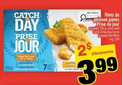 Super C Catch of the Day frozen breaded fish fillets offer