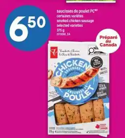 Maxi saucisses de poulet PC offer