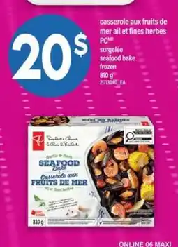 Maxi casserole aux fruits de mer ail et fines herbes offer