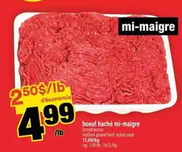 Super C BŒUF HACHÉ MI-MAIGRE offer