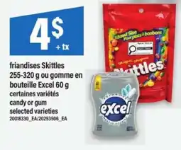 Maxi friandises Skittles ou gomme en bouteille Excel offer