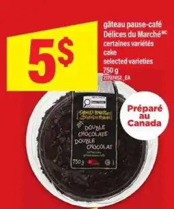 Maxi gâteau pause-café Délices du Marché offer