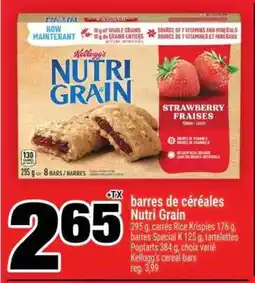 Super C barres de céréales Nutri Grain offer