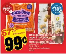 Super C petites pommes de terre Russet ou rouges à chair jaune offer