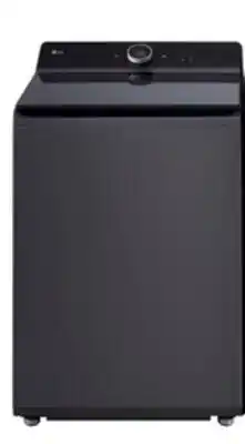 The Brick LG 6.3 Cu. Ft. Smart Top-Load High-Efficiency Washer - Black Steel - WT8600CB offer