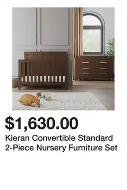 Wayfair Kieran Convertible Standard 2-Piece Nursery Furniture Set offer