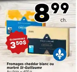 Val-Mont Fromages cheddar blanc ou marbré St-Guillaume offer
