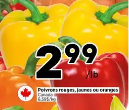 Val-Mont Poivrons rouges, jaunes ou oranges offer
