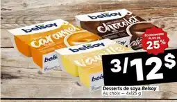 Val-Mont Desserts de soya Belsoy offer