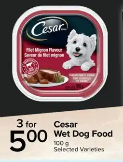 Metro Cesar Wet Dog Food offer