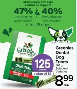 Metro Greenies Dental Dog Treats offer