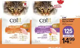 Metro Catit Adult or Indoor Dry Cat Food offer