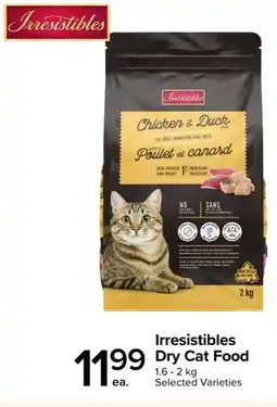 Metro Irresistibles dry cat food offer
