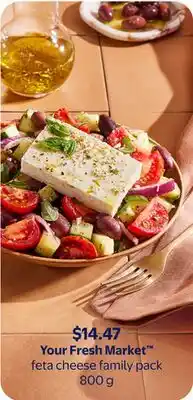 Walmart Your Fresh Market feta cheese family pack offer