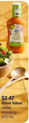 Walmart Great Value salad dressing offer