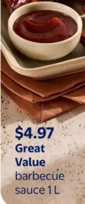 Walmart Great Value Barbecue Sauce offer