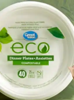 Walmart Great Value Eco 10 Plates offer