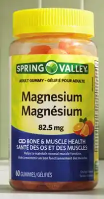 Walmart Spring Valley magnesium gummies 60s offer