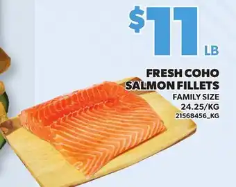 Loblaws FRESH COHO SALMON FILLETS offer