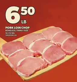 Loblaws PORK LOIN CHOP offer