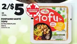 Loblaws FONTAINE SANTÉ TOFU offer