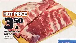 Loblaws PORK SIDE RIB PORTION offer