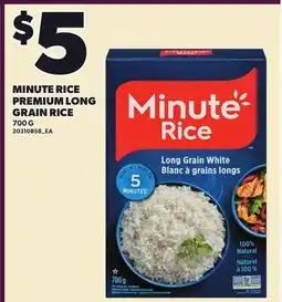 Loblaws MINUTE RICE PREMIUM LONG GRAIN RICE offer