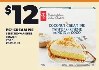 Loblaws PC CREAM PIE offer