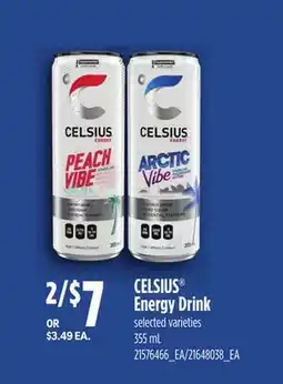 Loblaws CELSIUS ENERGY DRINK offer