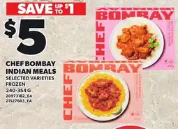 Loblaws CHEF BOMBAY INDIAN MEALS offer