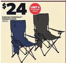 Loblaws EVERYDAY ESSENTIALS HIGHBACK CHAIR offer