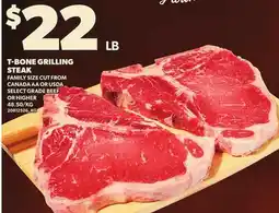 Loblaws T-BONE GRILLING STEAK offer
