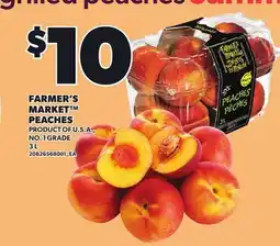 Loblaws FARMER'S MARKET PEACHES offer