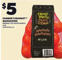 Loblaws FARMER'S MARKET MANDARINS, 2 LB offer