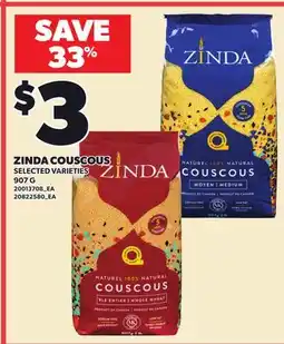Loblaws ZINDA COUSCOUS offer