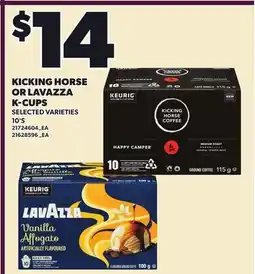 Loblaws KICKING HORSE OR LAVAZZA K-CUPS, 10'S offer