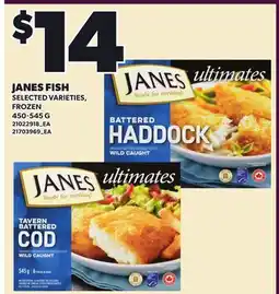 Loblaws JANES FISH offer